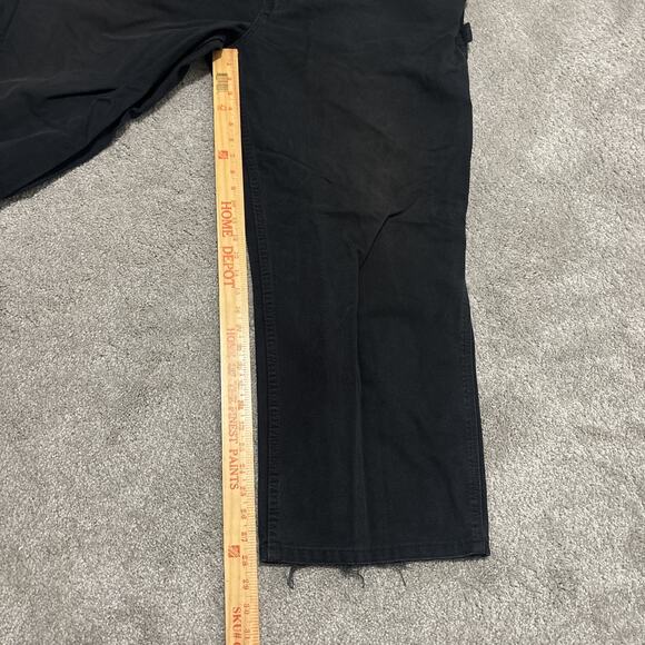 Carhartt B11 Duck Dungaree Fit Work Pants Carhartt Black Size 42x32 - Picture 6 of 6